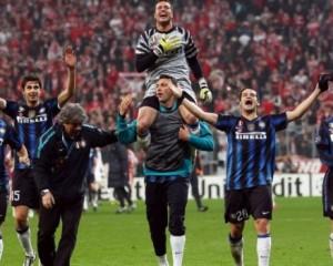 Bayern-Inter 2010-11 esultanza finale