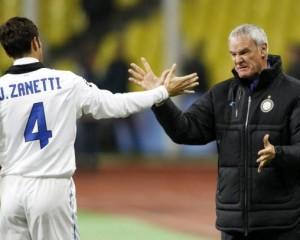 Cska Mosca-Inter 2011-12 Ranieri e Zanetti