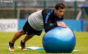 Matias Silvestre allenamento Inter