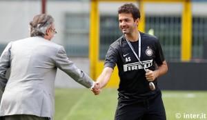 Inter allenamento Meazza Stramaccioni Moratti (00) 07082012