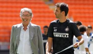 Inter allenamento Meazza Stramaccioni Moratti (12) 07082012