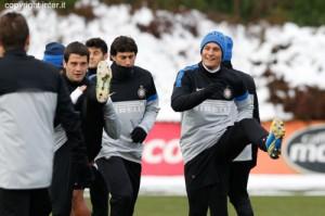 Inter allenamento Appiano