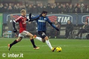 Milito Milan-Inter 15012012