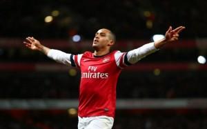 Theo Walcott Arsenal-Newcastle