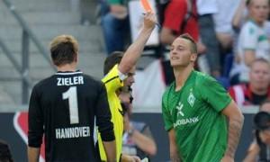 Arnautovic red card vs Hamburg