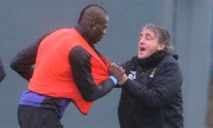 Balotelli Mancini lite