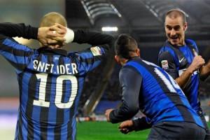 Fotomontaggio addio Sneijder Roma-Inter