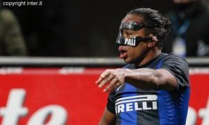 Inter Alvaro Pereira mascherina