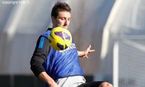 Kuzmanovic allenamento Inter