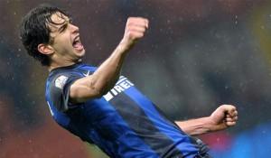 Ranocchia esultanza Inter-Bologna Tim Cup