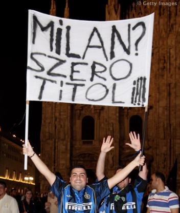 Striscione Mou 09