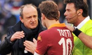 Delio Rossi Totti polemica Sampdoria-Roma