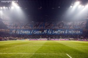 Inter coreografia derby Inter-Milan 24 febbraio 2013