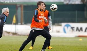 Kovacic allenamento verso Catania-Inter