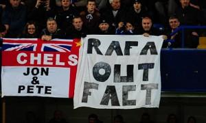 Rafa Benitez contestazione Stamford Bridge