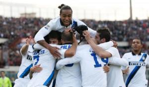 Catania-Inter esultanza ragazzi