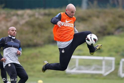 Inter allenamento 25 marzo 09