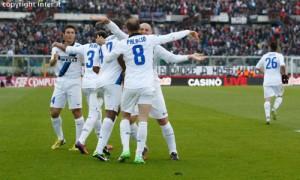 esultanza Catania-Inter squadra