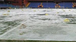 stadio ferraris allagato