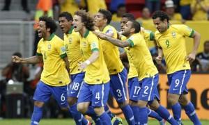 Confederations Cup Brasile esultanza contro Giappone