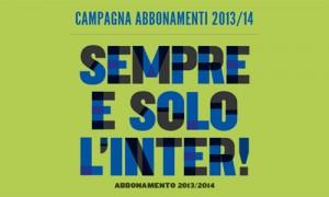 Inter campagna abbonamenti 2013 14