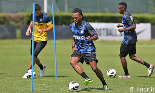 Appiano primo allenamento 2013-14 Obi Castellazzi Mbaye