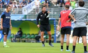 Mazzarri e i giovani allenamento Pinzolo