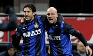 Cambiasso e Milito