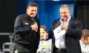 Walter Mazzarri presentazione staff nerazzurro Pinzolo