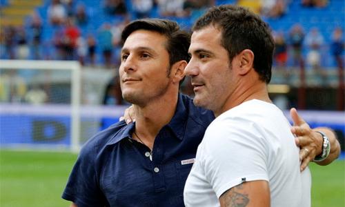 Addio Dejan Stankovic abbraccio Zanetti San Siro 06