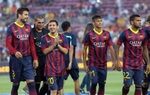 PRESENTATION OF FC BARCELONA'S PLAYING STAFF