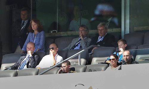 Moratti tribuna MetLife Stadium Inter-Valencia