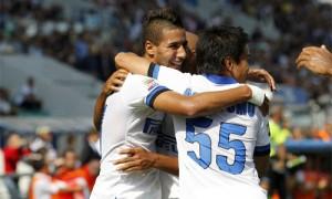 Sassuolo-Inter esultanza Taider Nagatomo