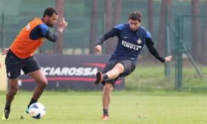 Diego Milito allenamento