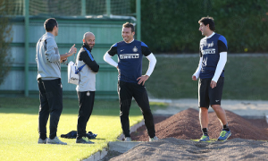 Campagnaro Milito allenamento