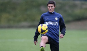 Javier Zanetti Inter allenamento