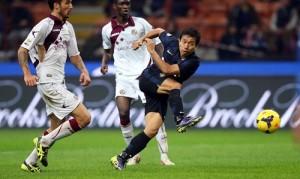 Nagatomo gol Inter-Livorno