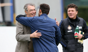 Zanetti abbraccio Moratti