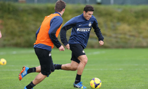 Zanetti allenamento