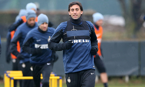 Allenamento Inter Milito