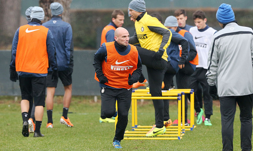 Allenamento Inter ritorno sudamericani 07