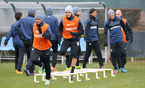 Allenamento Inter ritorno sudamericani 11