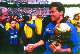 Maillot Inter Milan 1989-1990 Lothar Matthäus 10 - Taille L, Neuf Avec étiquettes