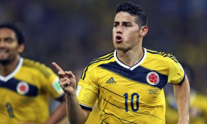 James Rodriguez Colombia-Uruguay