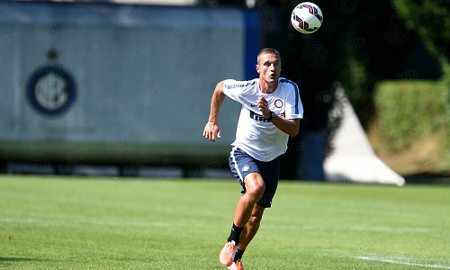 Vidic Inter allenamento (2)