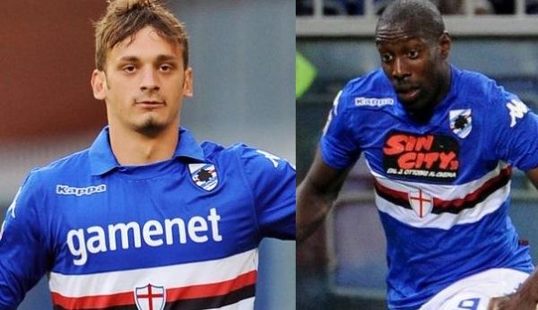 Sampdoria - Gabbiadini 4 reti -Okaka 1 rete. Tot. 5 reti