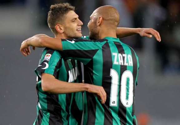 Sassuolo - Berardi 3 reti -Zaza 2 reti. Tot. 5 reti