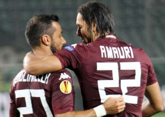 Torino - Quagliarella 4 reti -Amauri 0. Tot. 4 reti