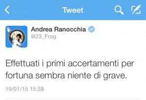 Ranocchia tweet