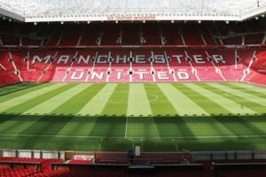 L'Old Trafford, stadio del Manchester United, ha una capienza di circa 75.000 posti